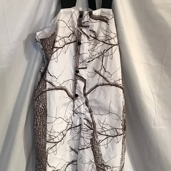 Hunt Worth True White Camo Rare Popular Suit Color Water Proof Jacket & Pants - Picture 8 of 10
